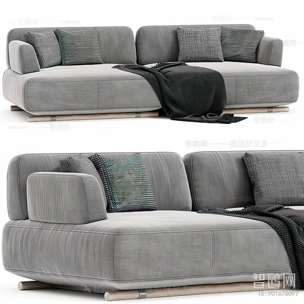 Modern Multi Person Sofa