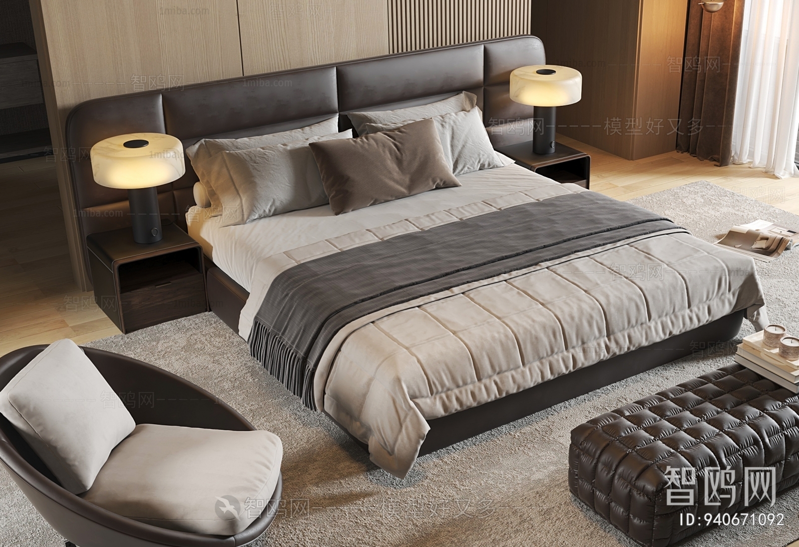 Modern Double Bed