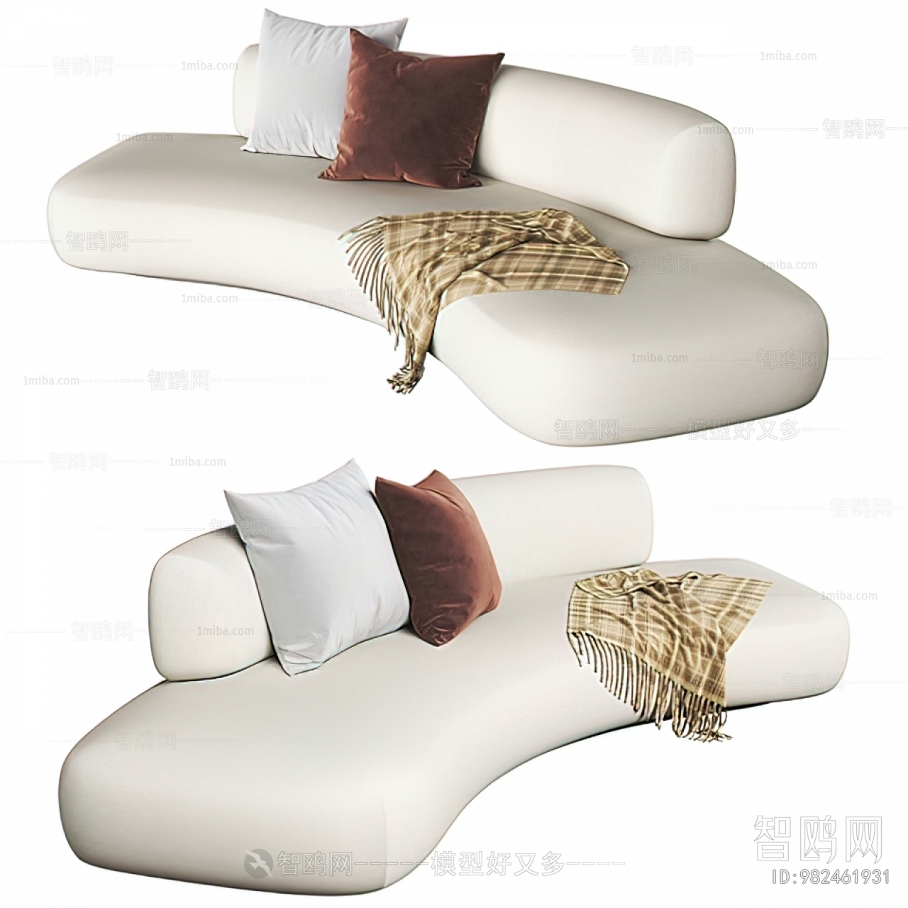 Modern Curved Sofa