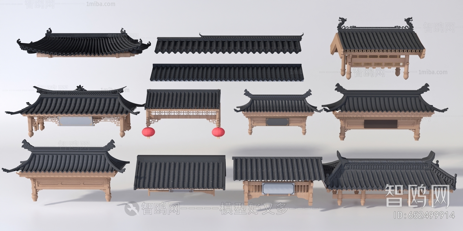 Chinese Style Building Component