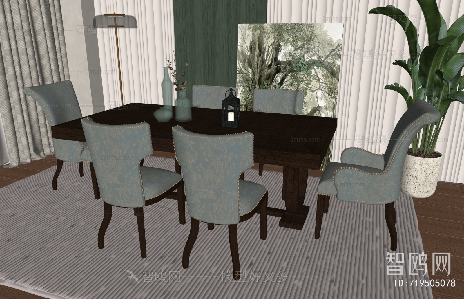 American Style Dining Table And Chairs