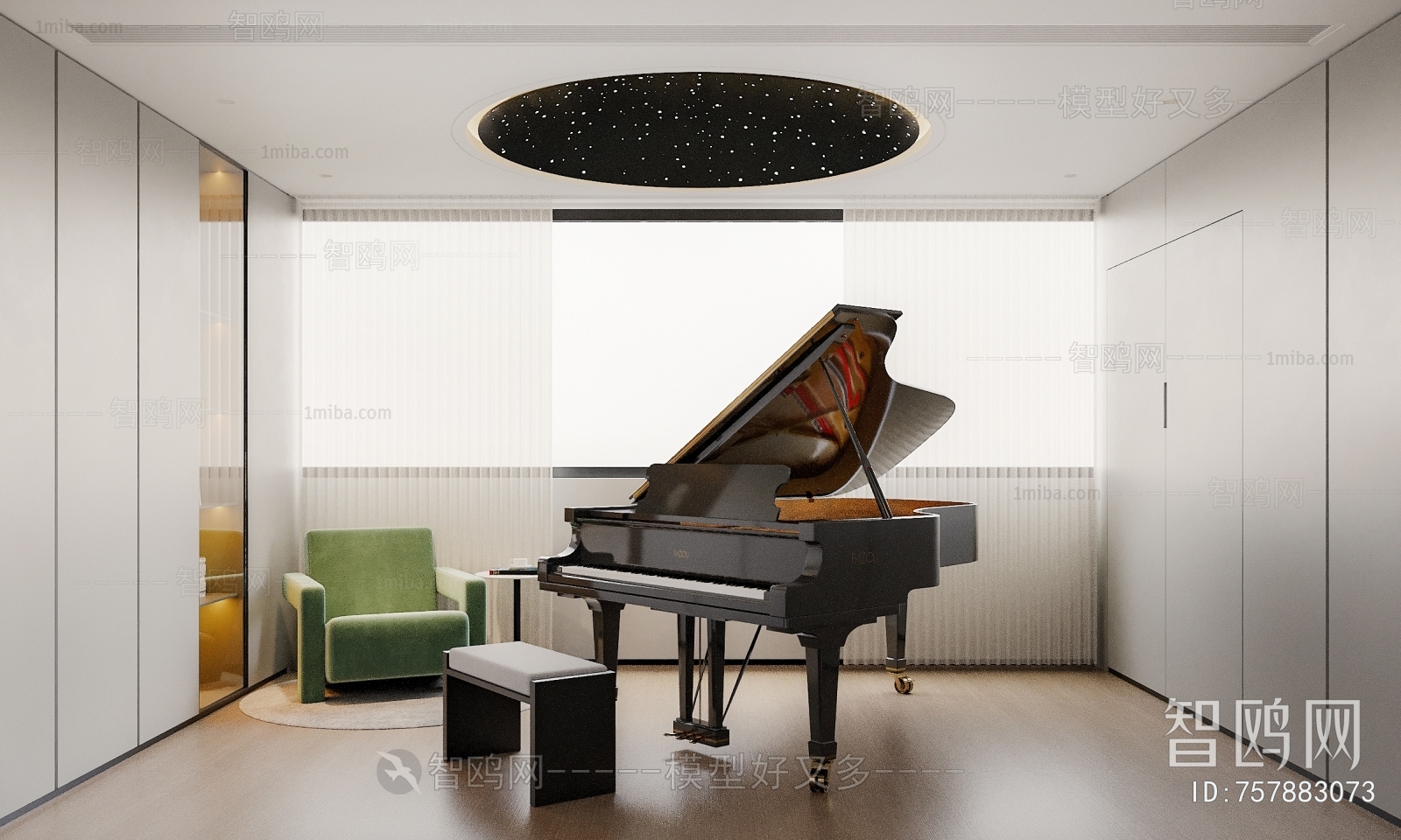 Modern Piano Room