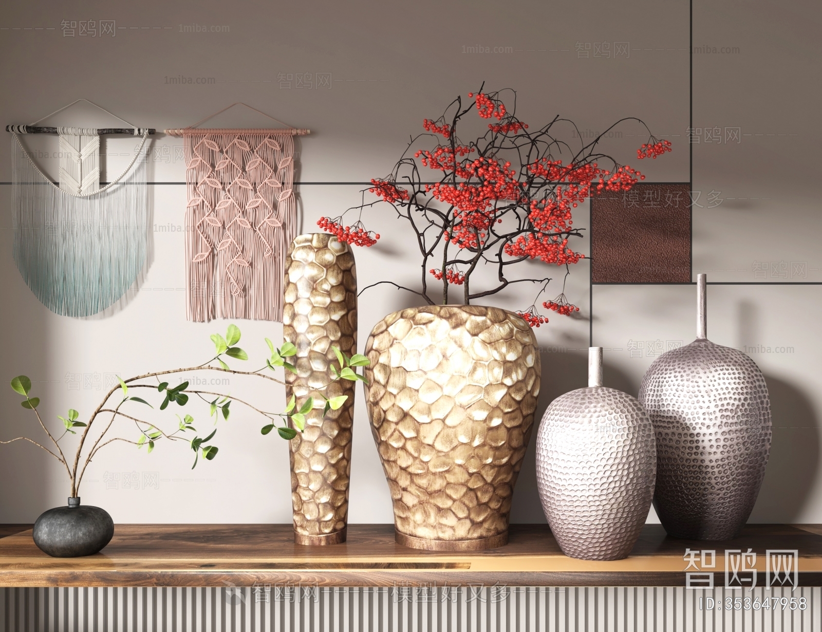 New Chinese Style Decorative Set