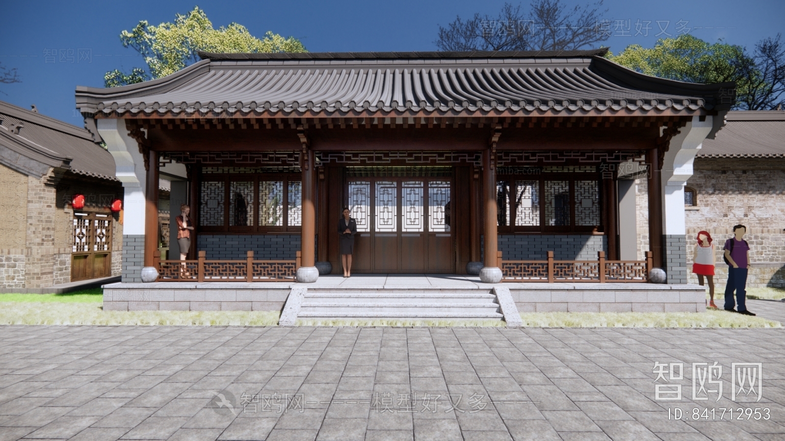 Chinese Style Ancient Architectural Buildings