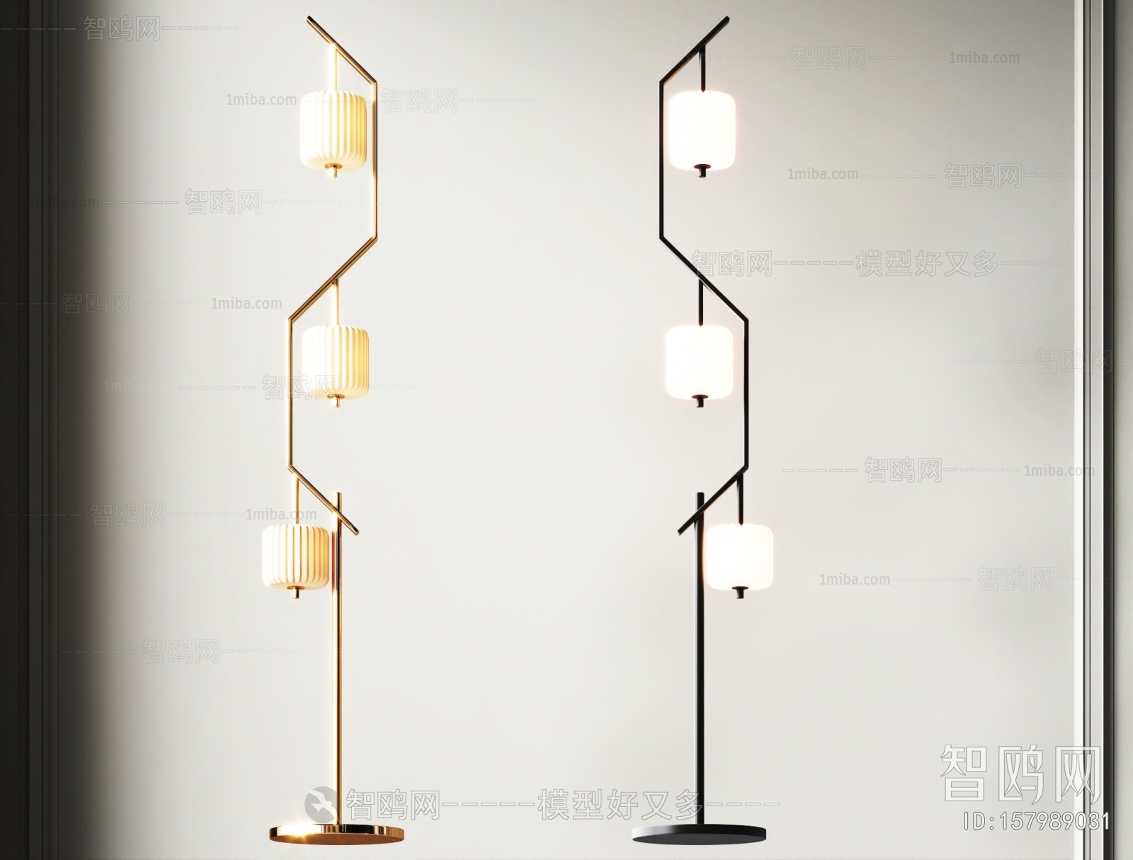 New Chinese Style Floor Lamp