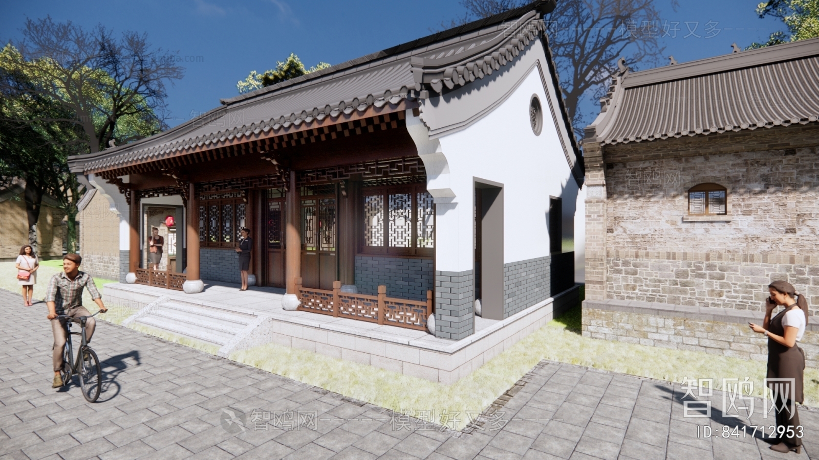 Chinese Style Ancient Architectural Buildings