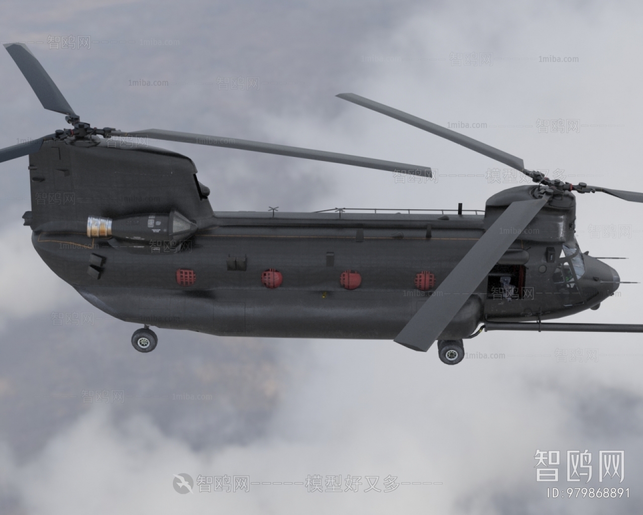 现代MH47G武装直升机
