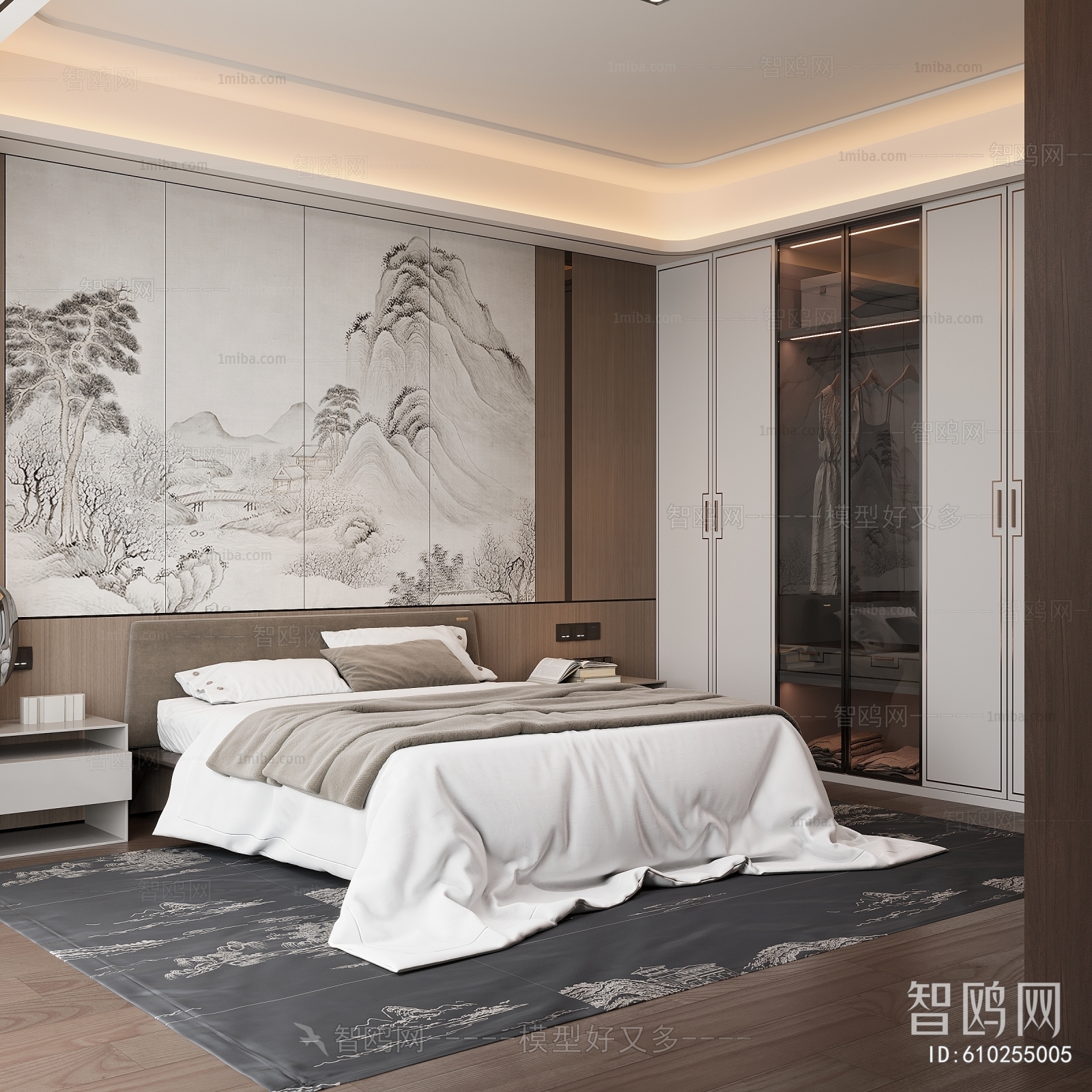 New Chinese Style Bedroom