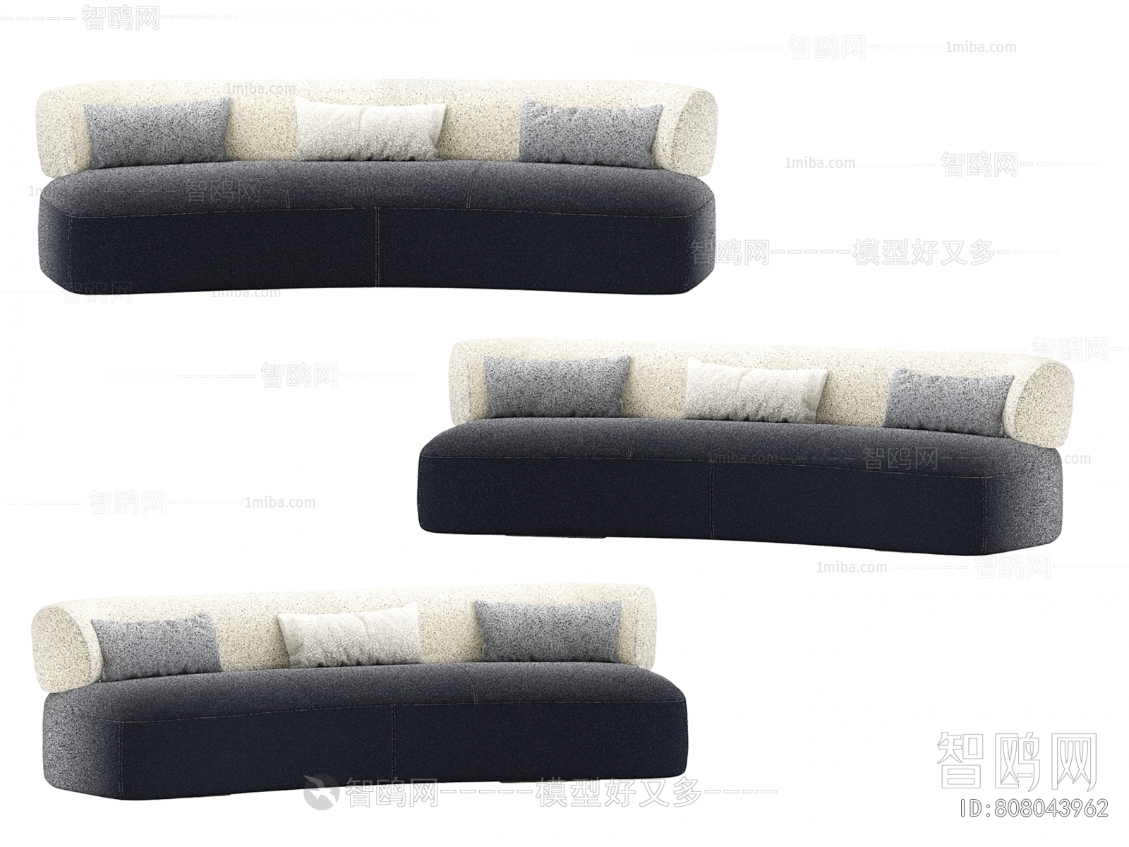 Modern Curved Sofa