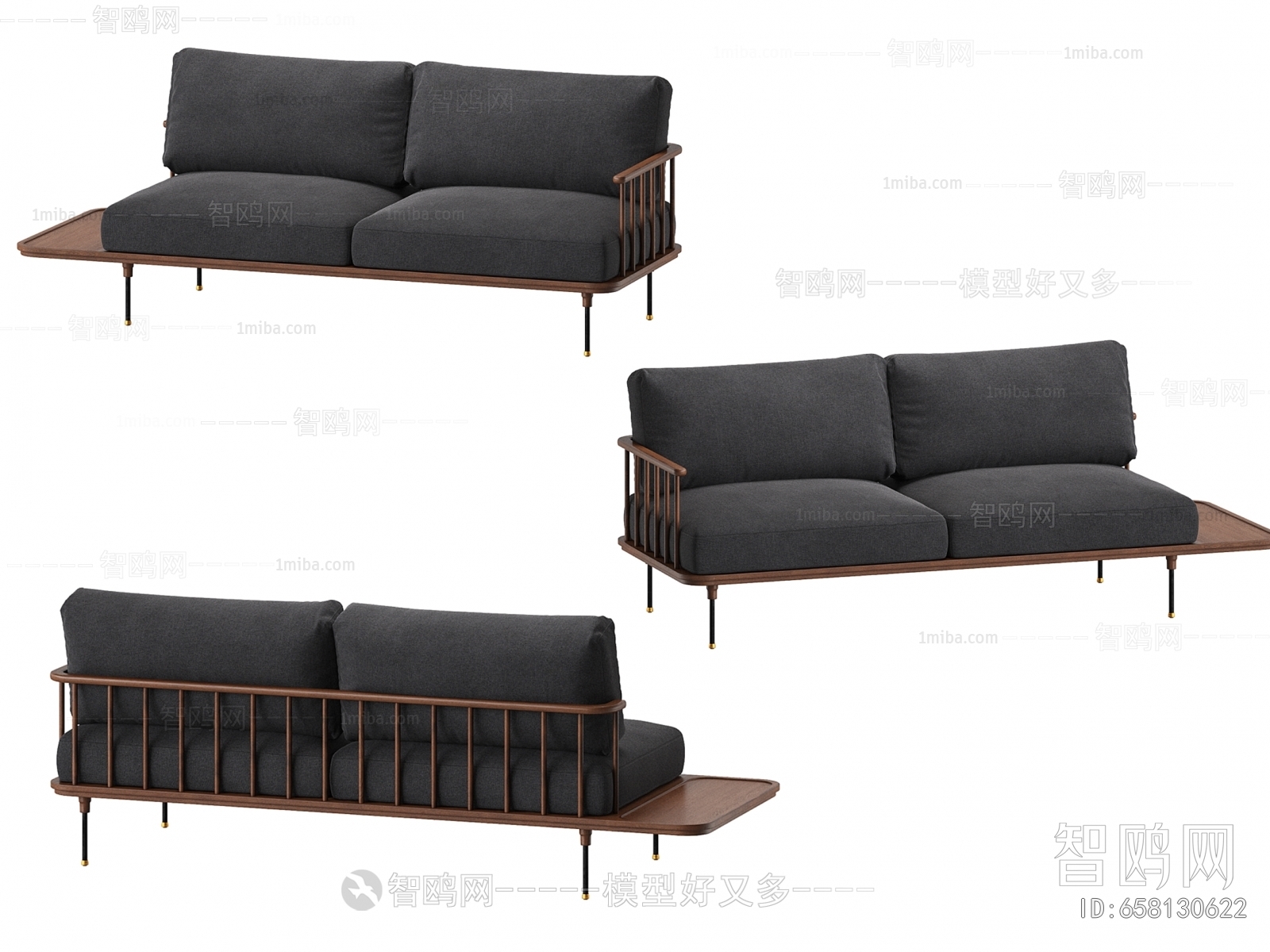 Modern Nordic Style A Sofa For Two