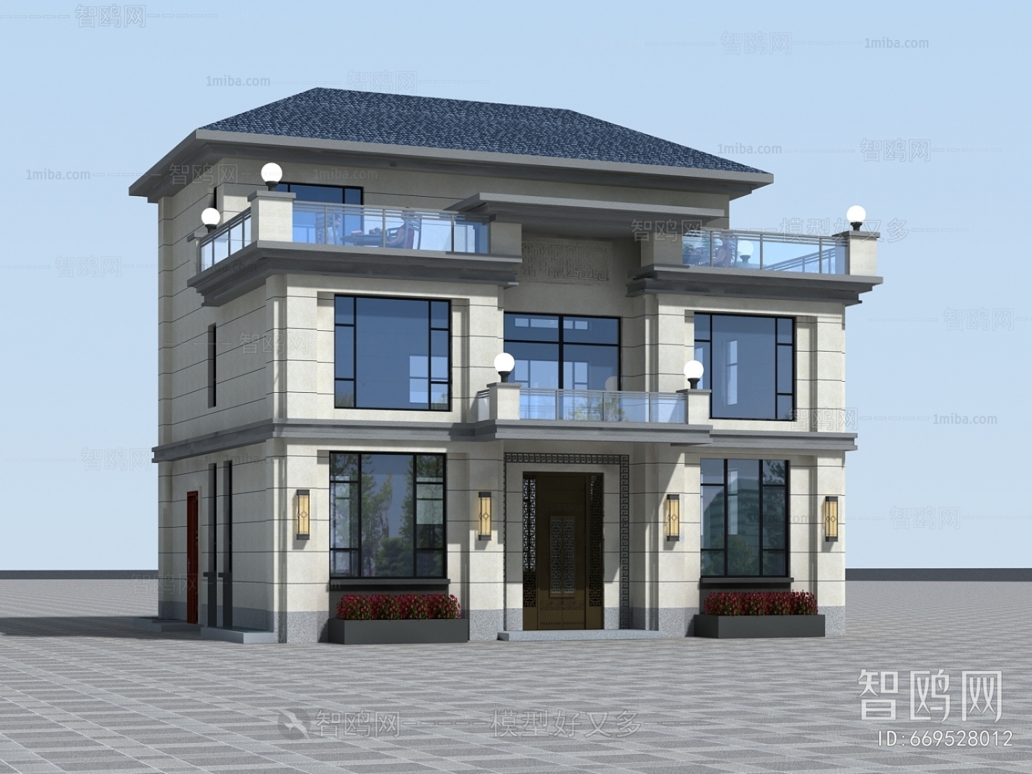 New Chinese Style Detached Villa