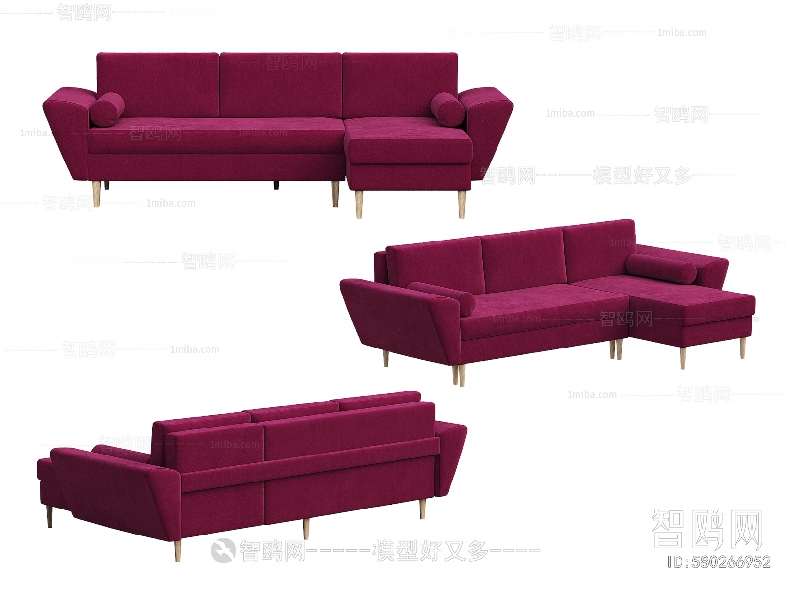 Nordic Style Corner Sofa