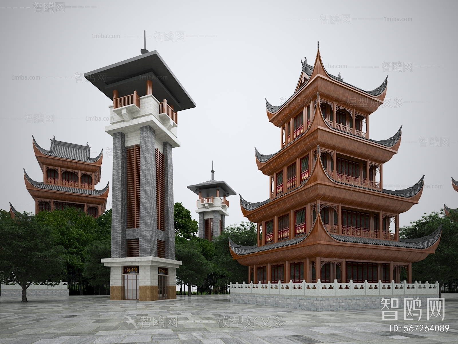 Chinese Style Tower