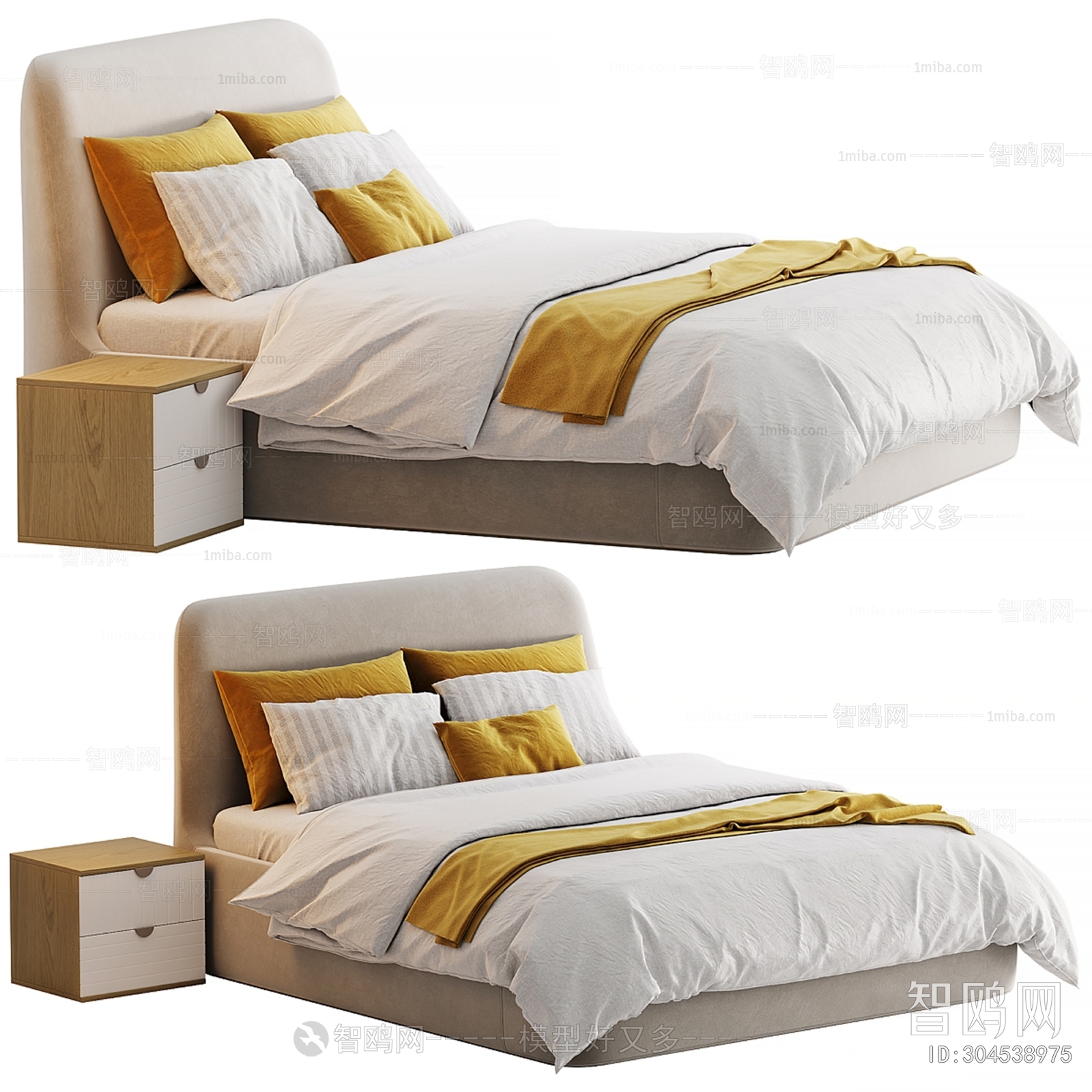 Modern Double Bed