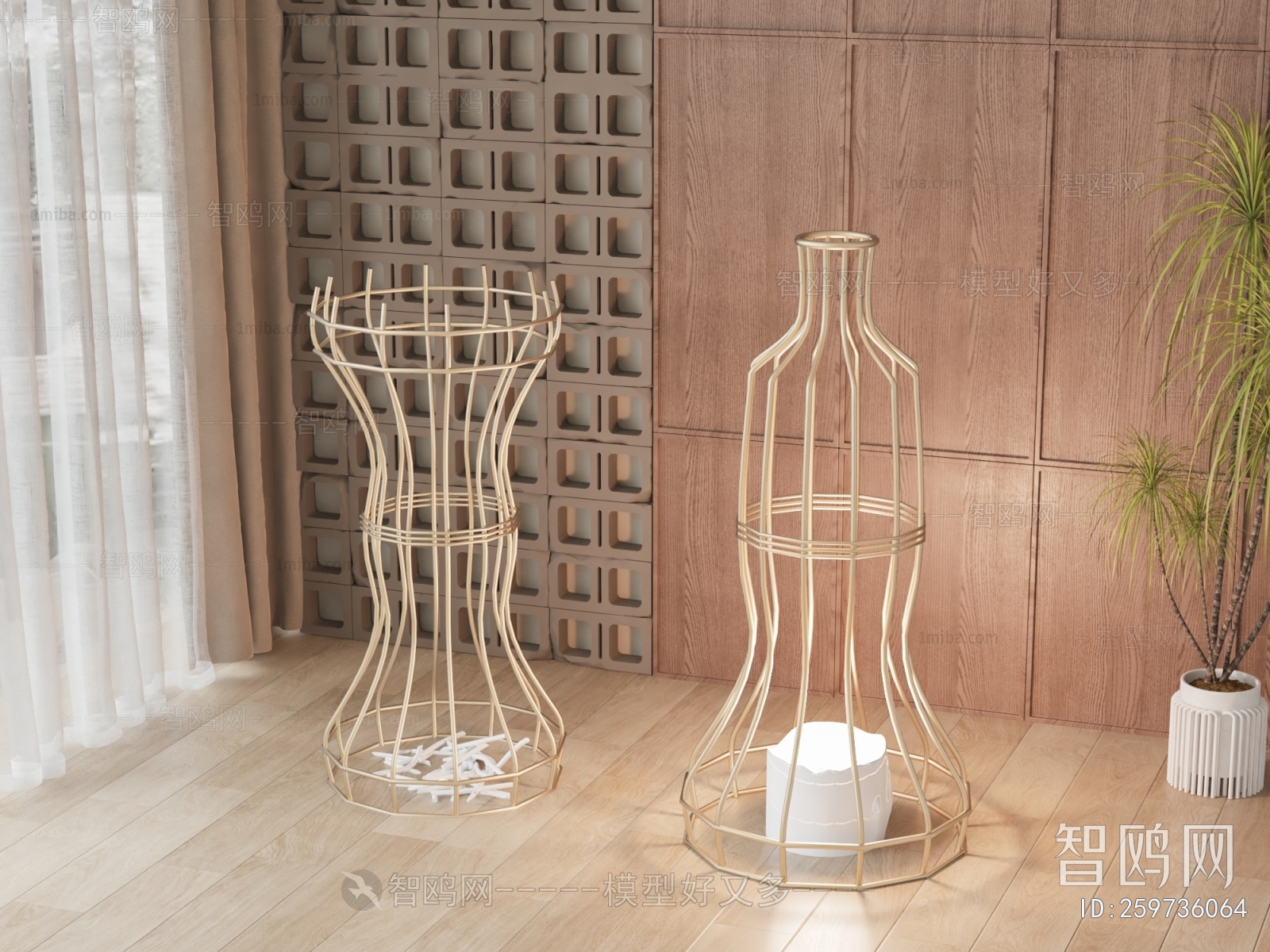 New Chinese Style Floor Lamp