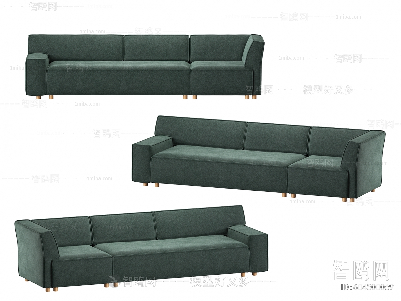 Nordic Style Multi Person Sofa