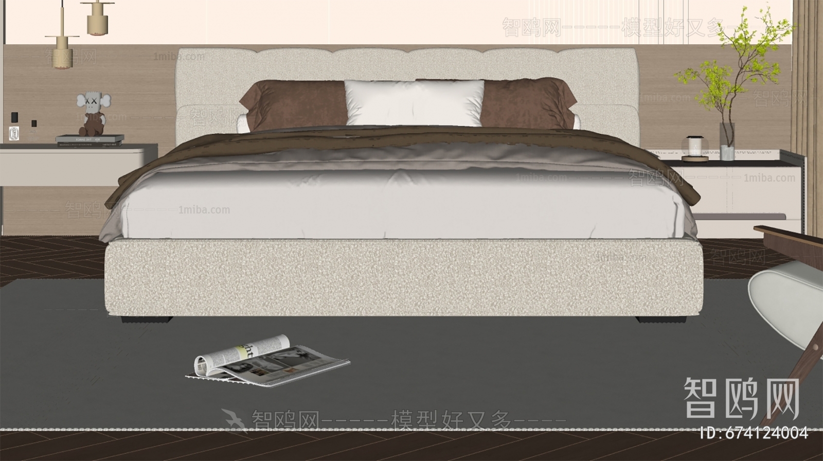 Modern Double Bed