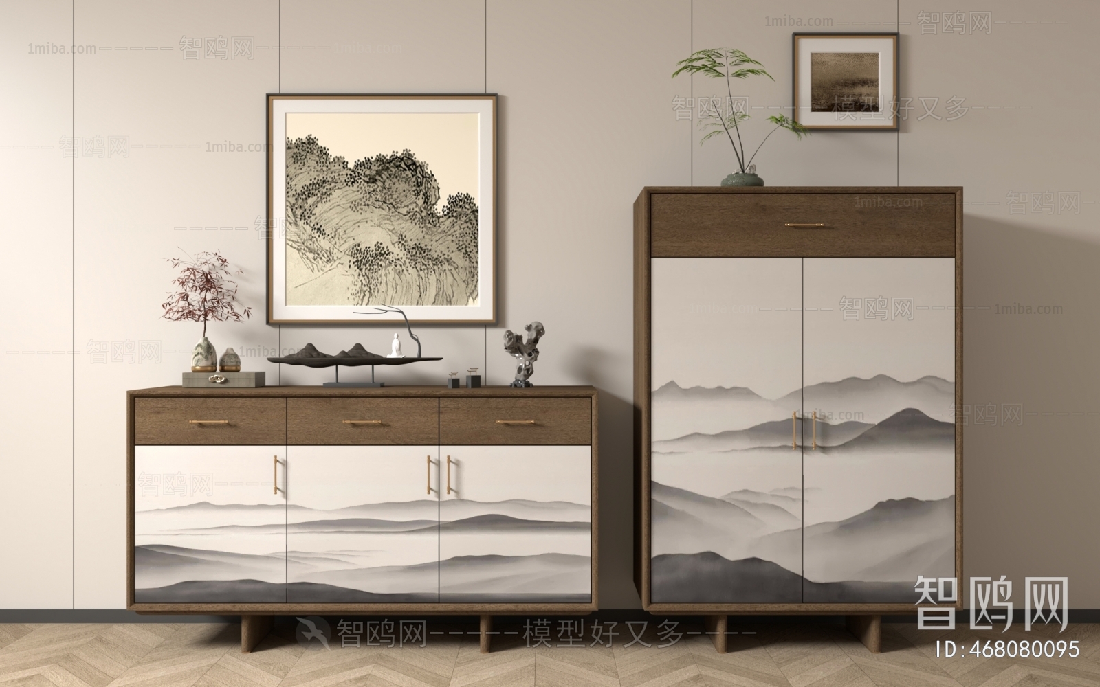 New Chinese Style Side Cabinet/Entrance Cabinet