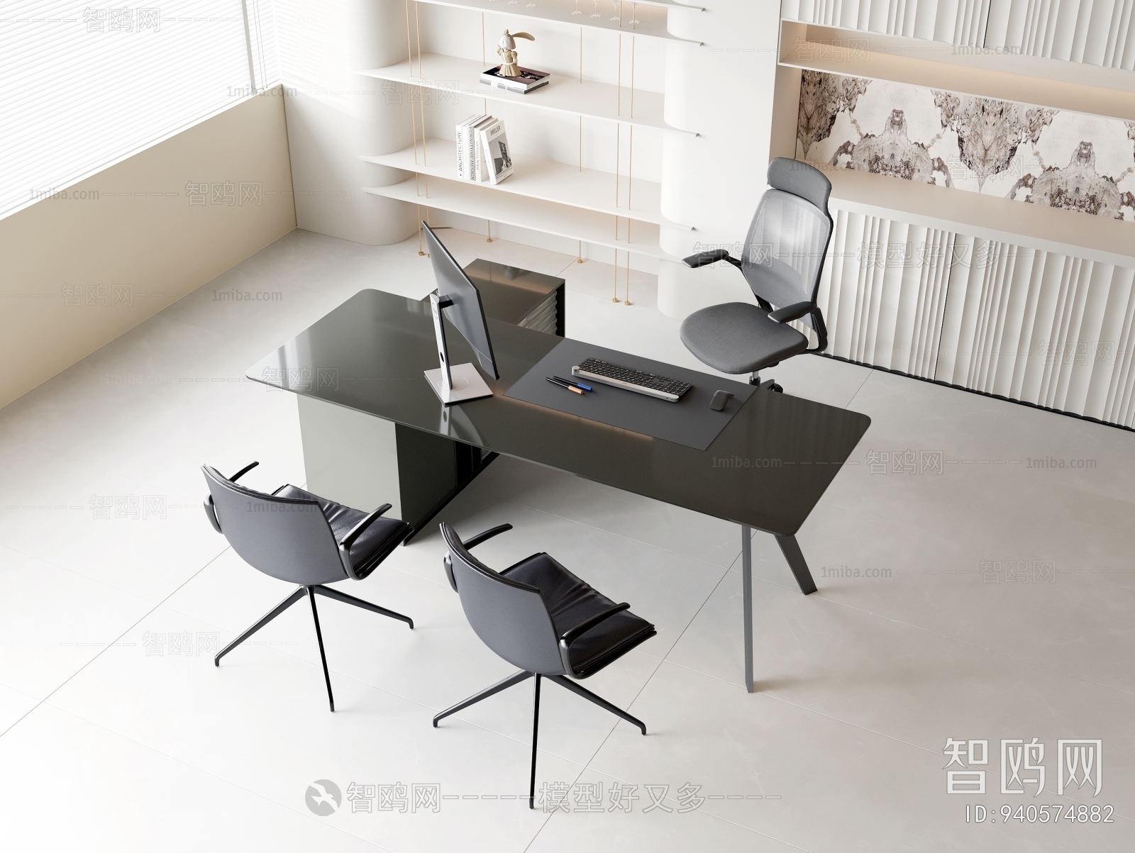 Modern Office Desk And Chair