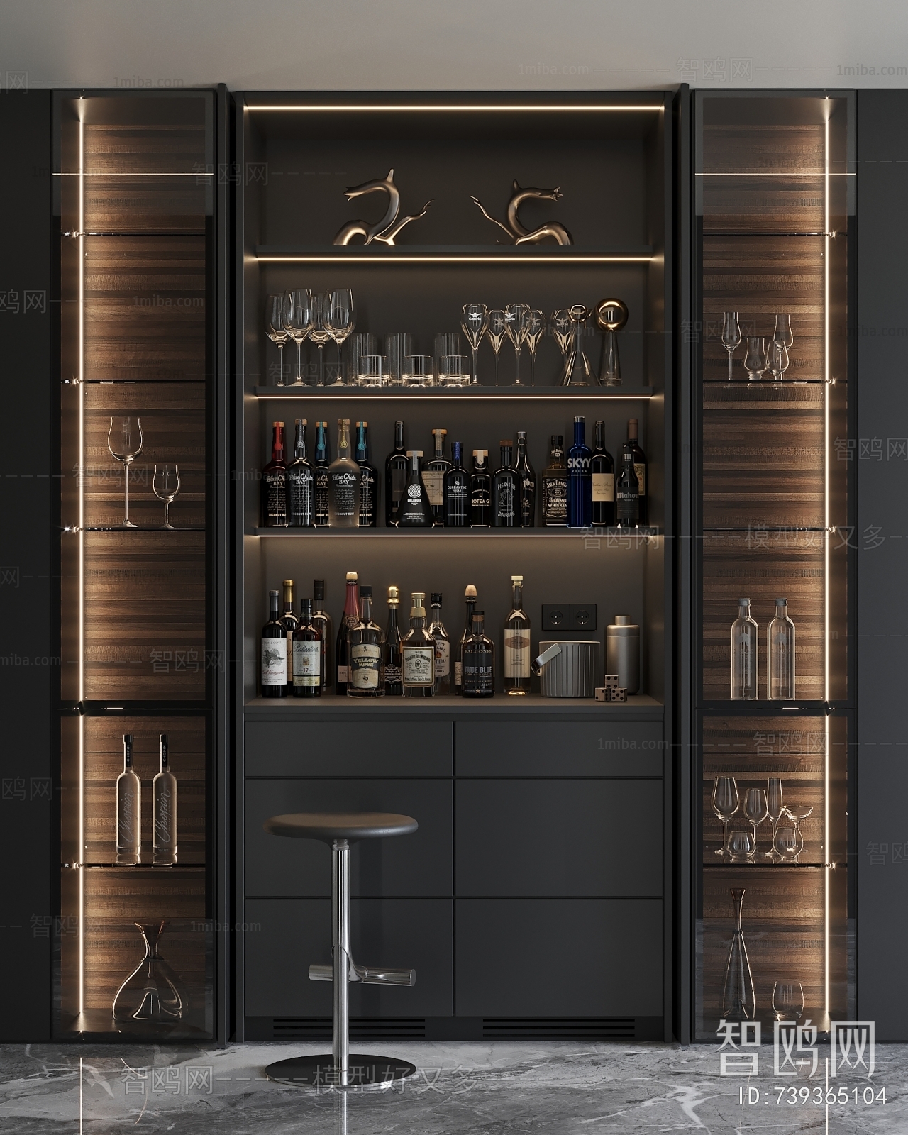 Modern Wine Cabinet