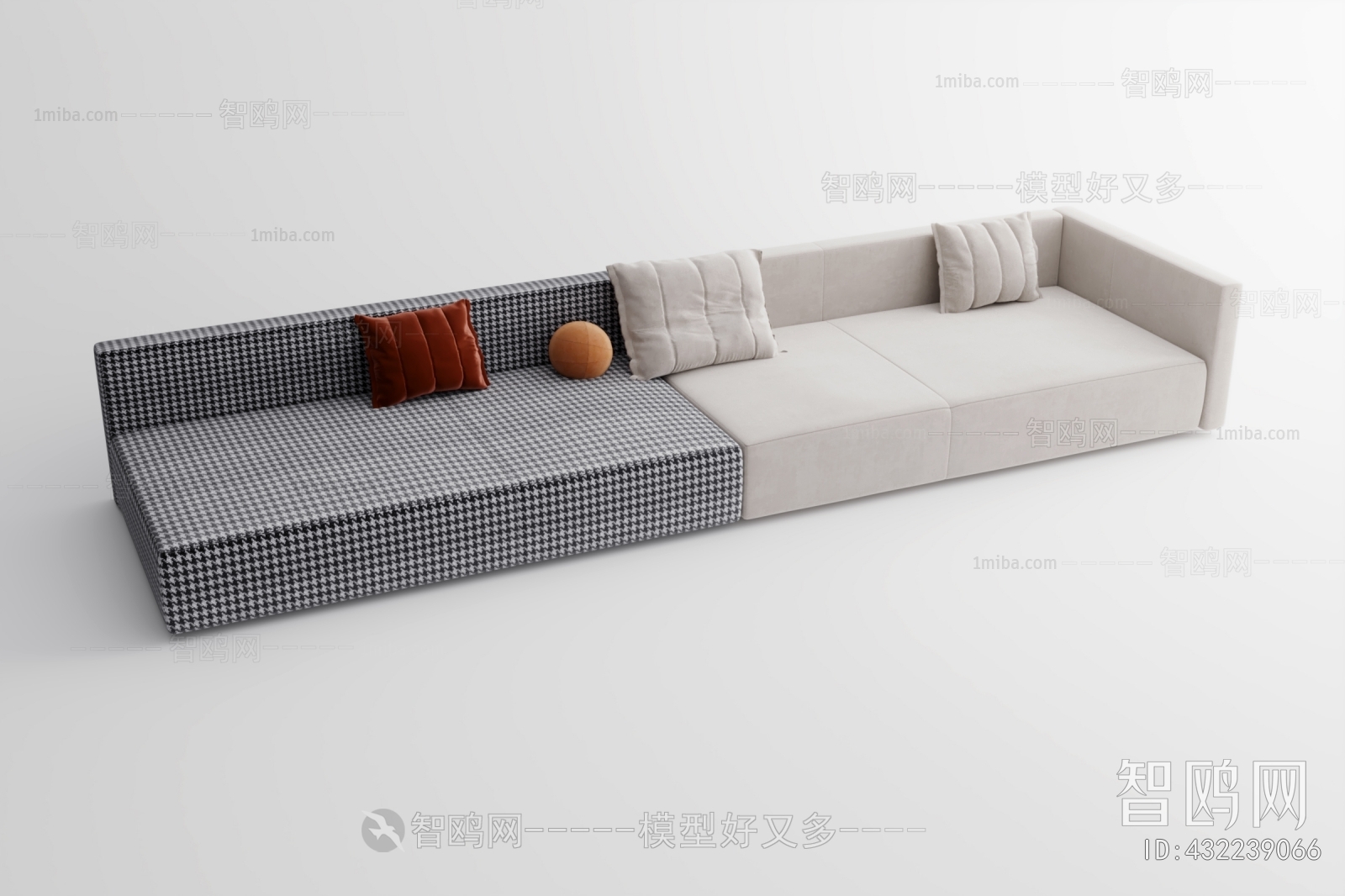 Modern Multi Person Sofa