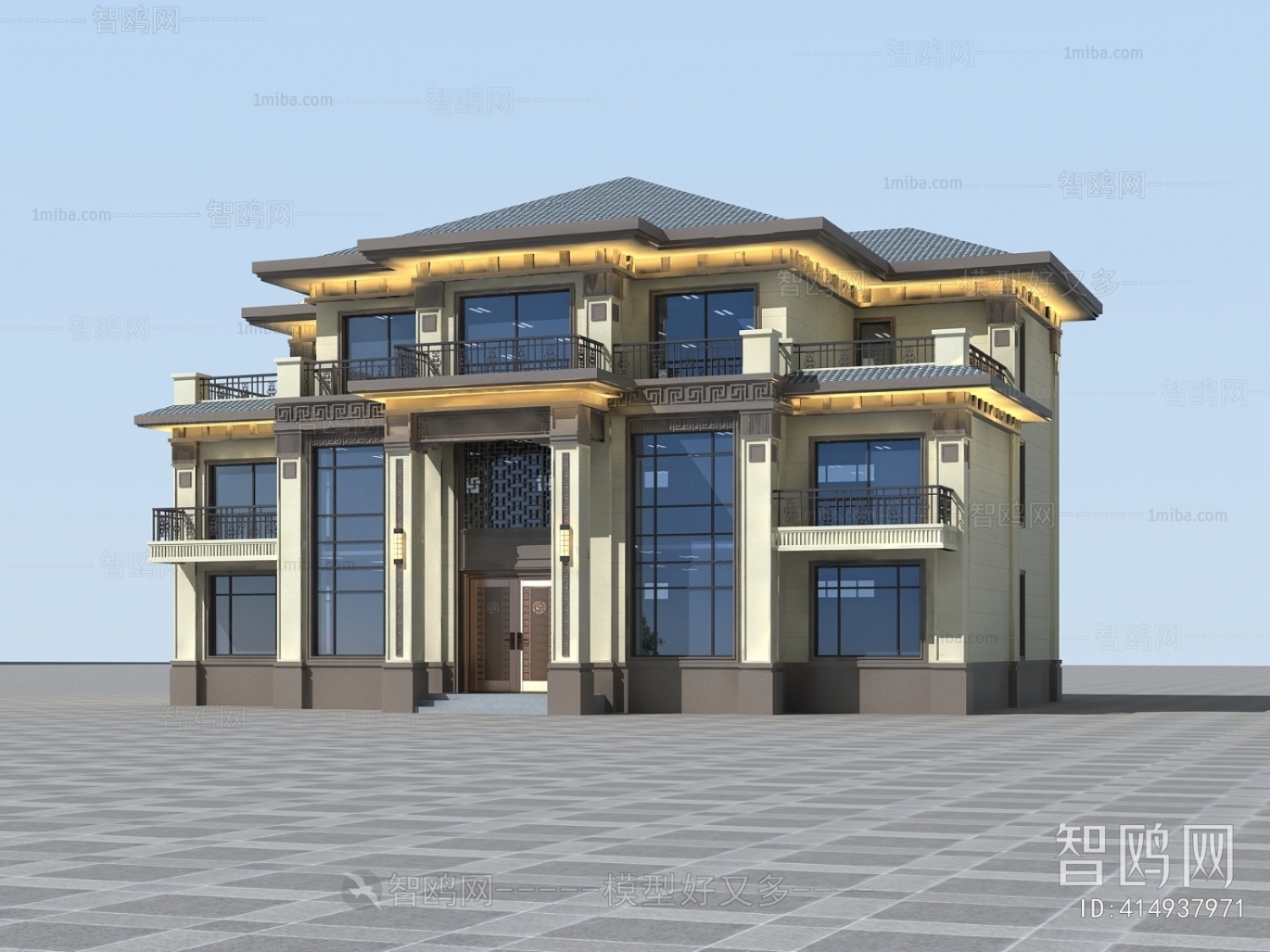 New Chinese Style Detached Villa