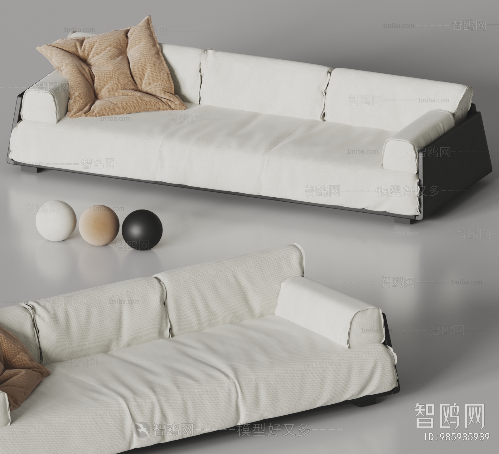 Modern Multi Person Sofa