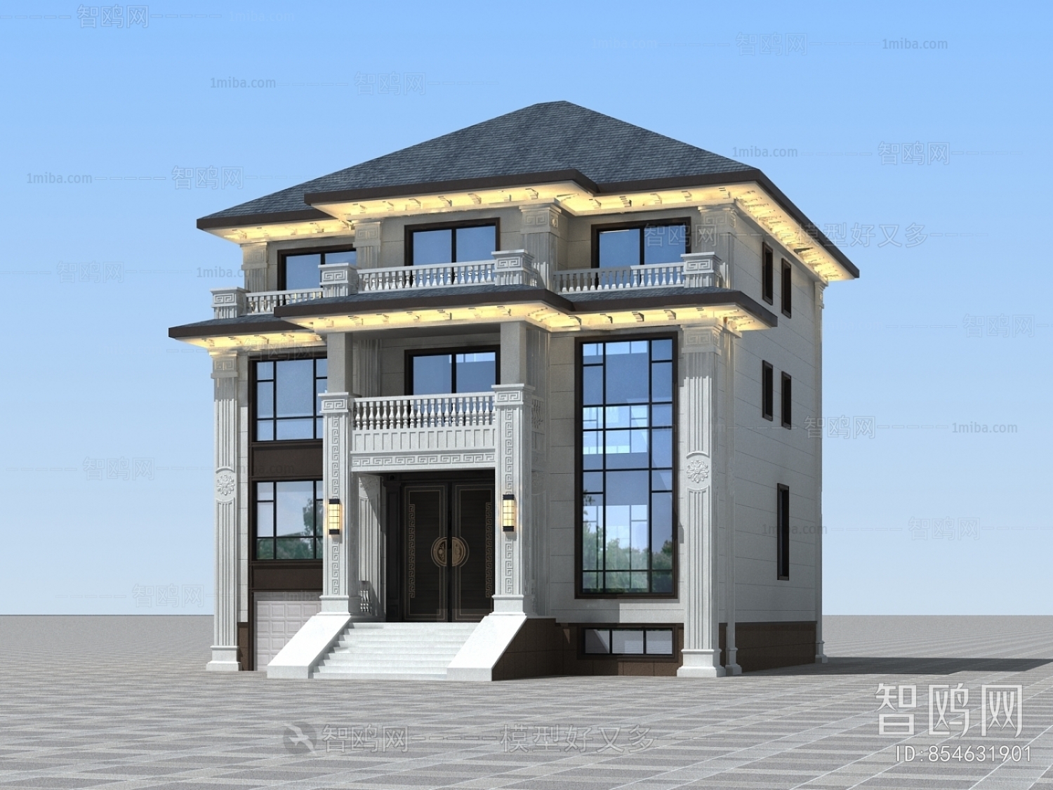 New Chinese Style Detached Villa