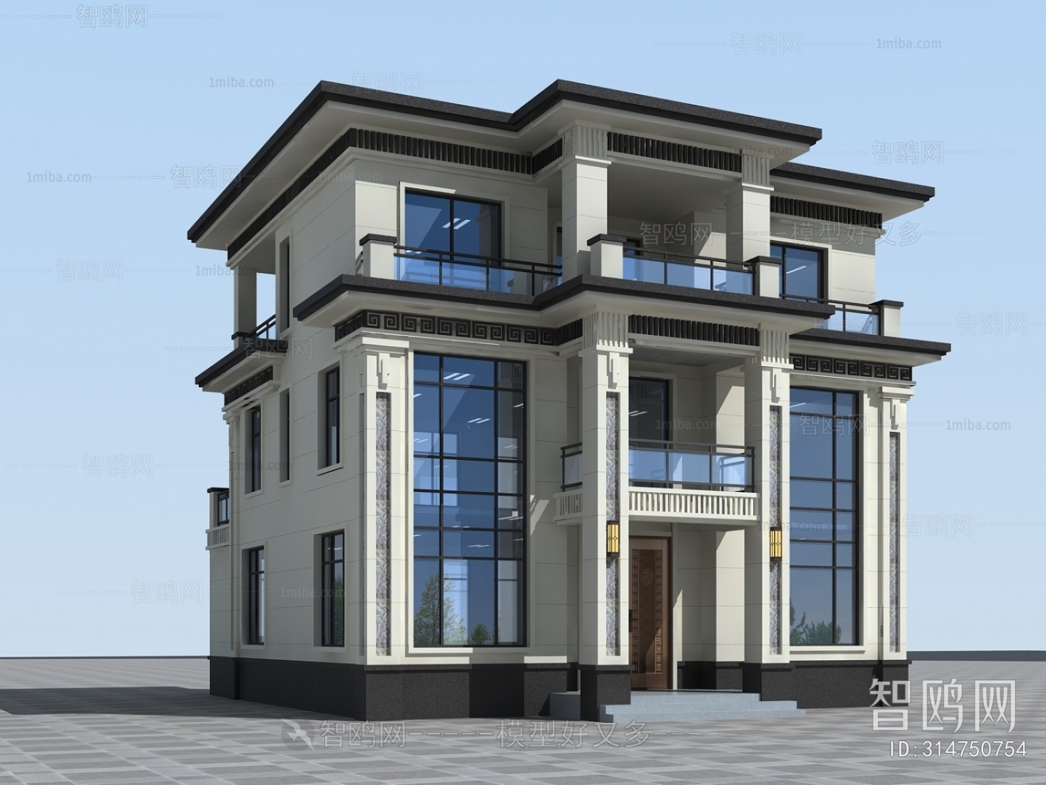 New Chinese Style Detached Villa