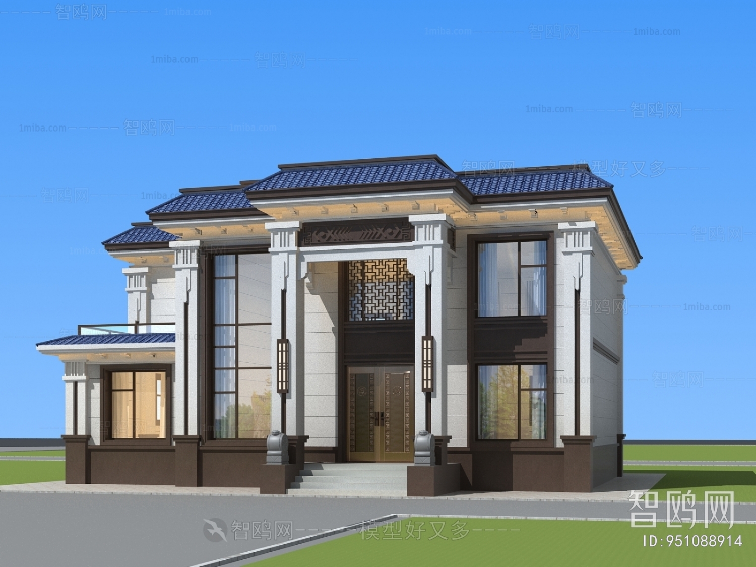 New Chinese Style Detached Villa