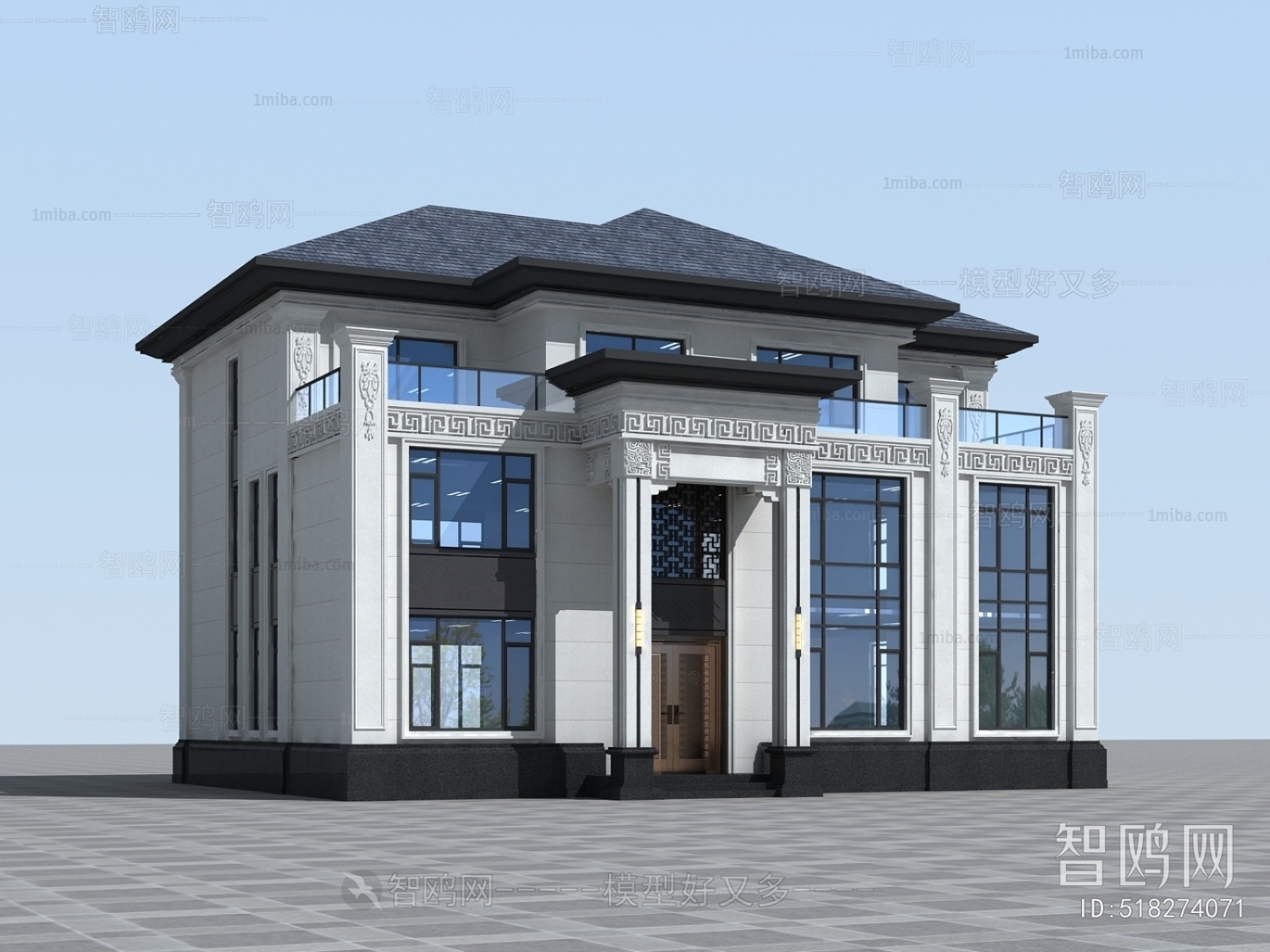 New Chinese Style Detached Villa