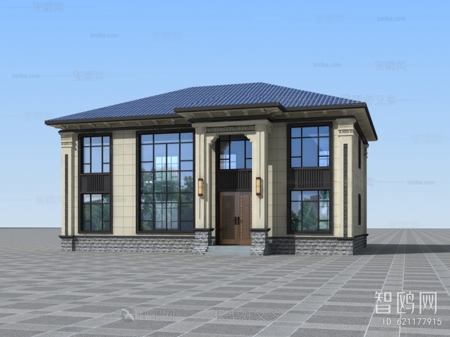 New Chinese Style Detached Villa