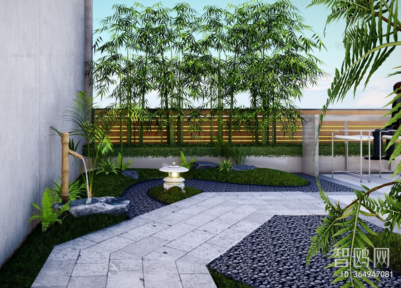 Japanese Style Courtyard/landscape