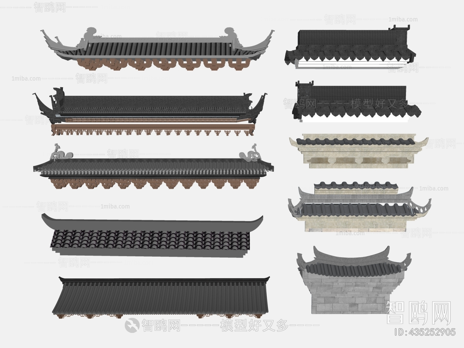 Chinese Style Building Component