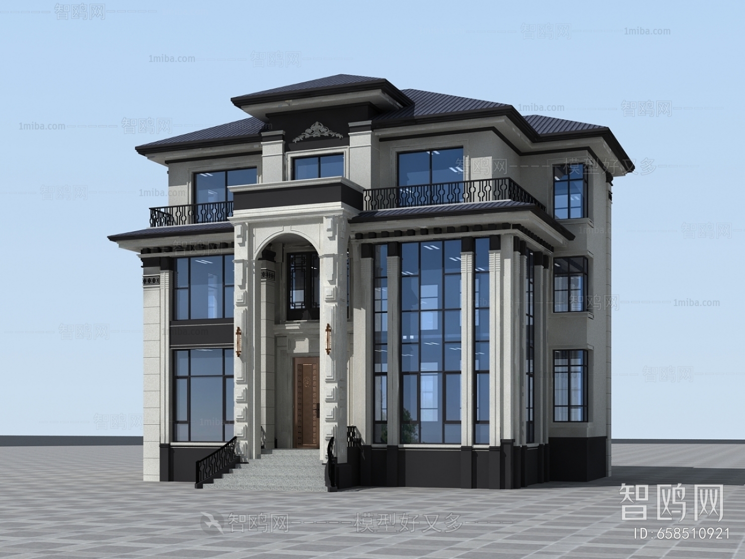 New Chinese Style Detached Villa