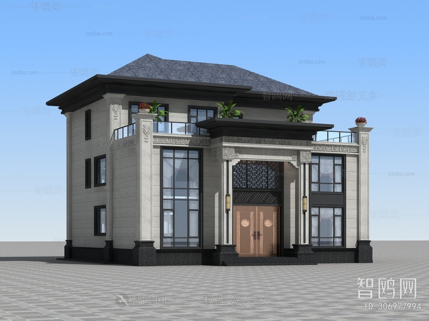 New Chinese Style Detached Villa