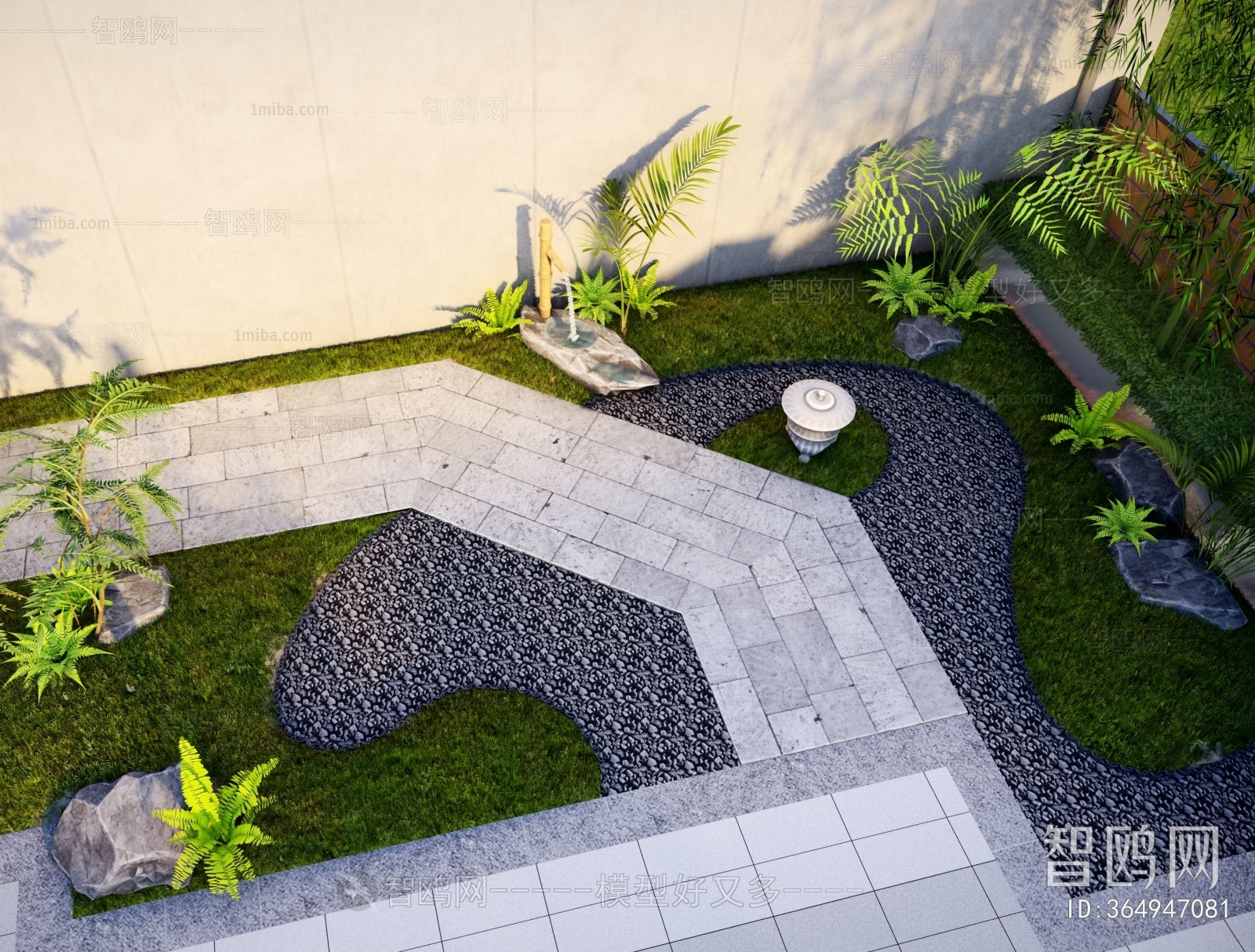 Japanese Style Courtyard/landscape