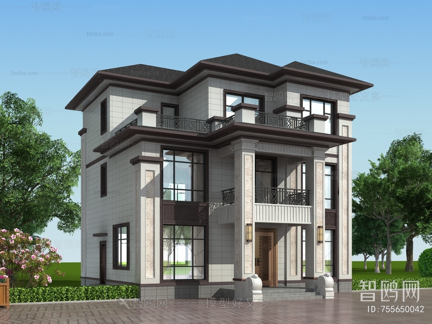 New Chinese Style Detached Villa