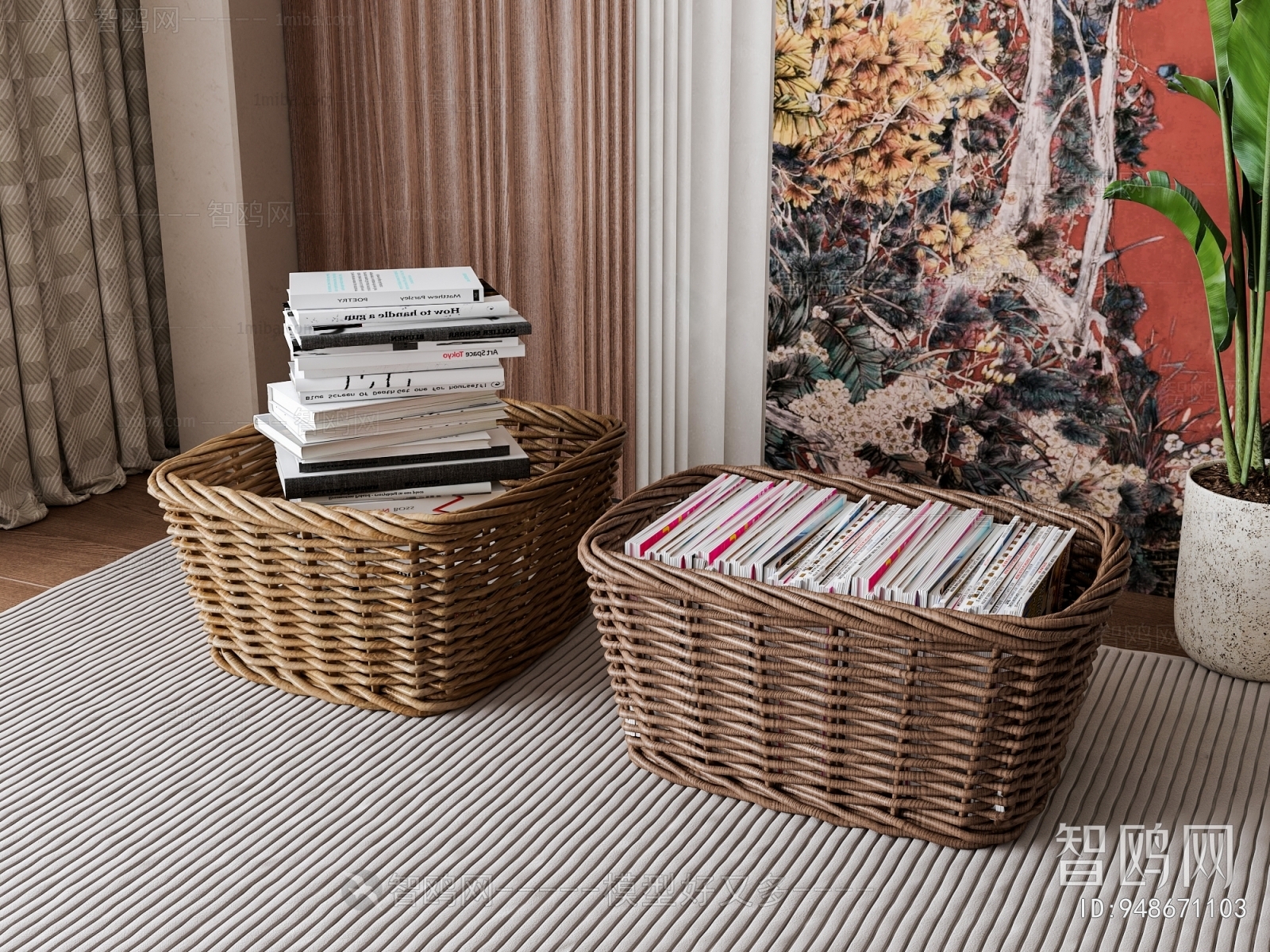 Wabi-sabi Style Storage Basket