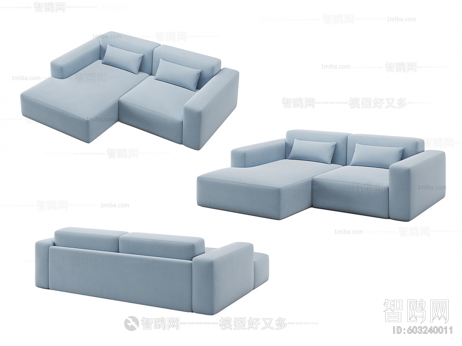 Nordic Style Corner Sofa