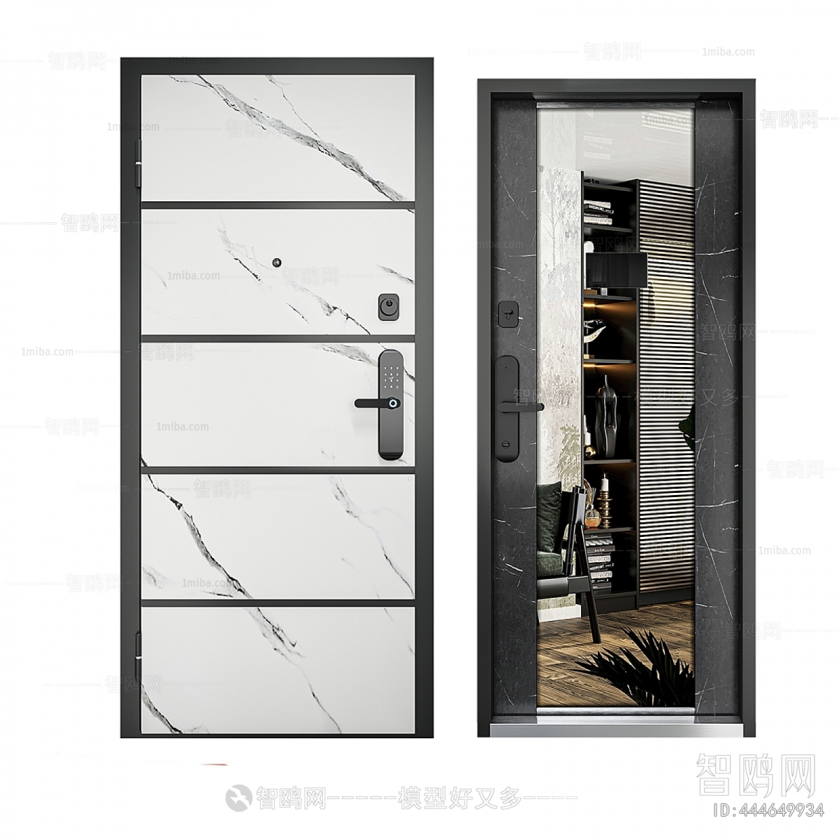 Modern Single Door