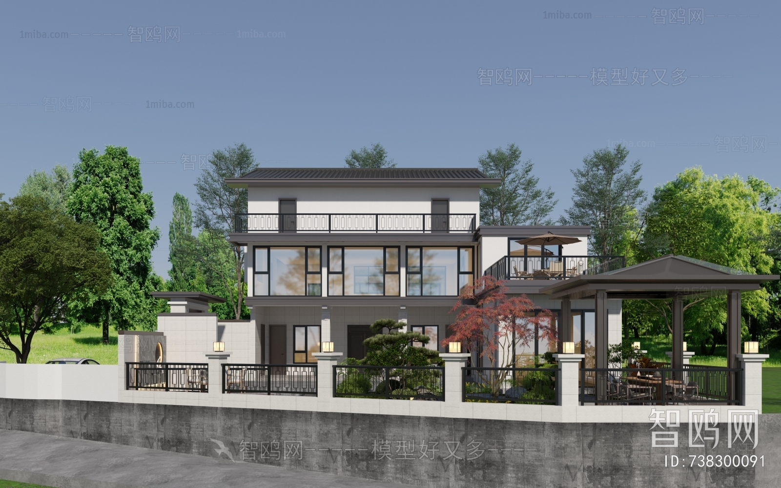 New Chinese Style Detached Villa