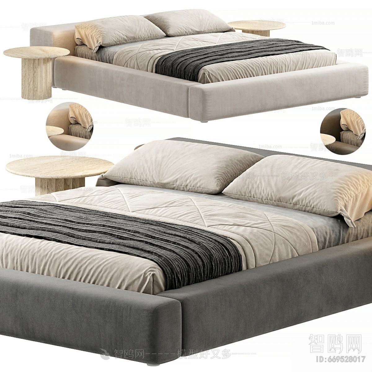 Modern Double Bed