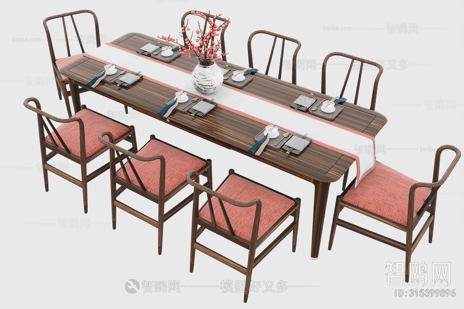 New Chinese Style Dining Table And Chairs