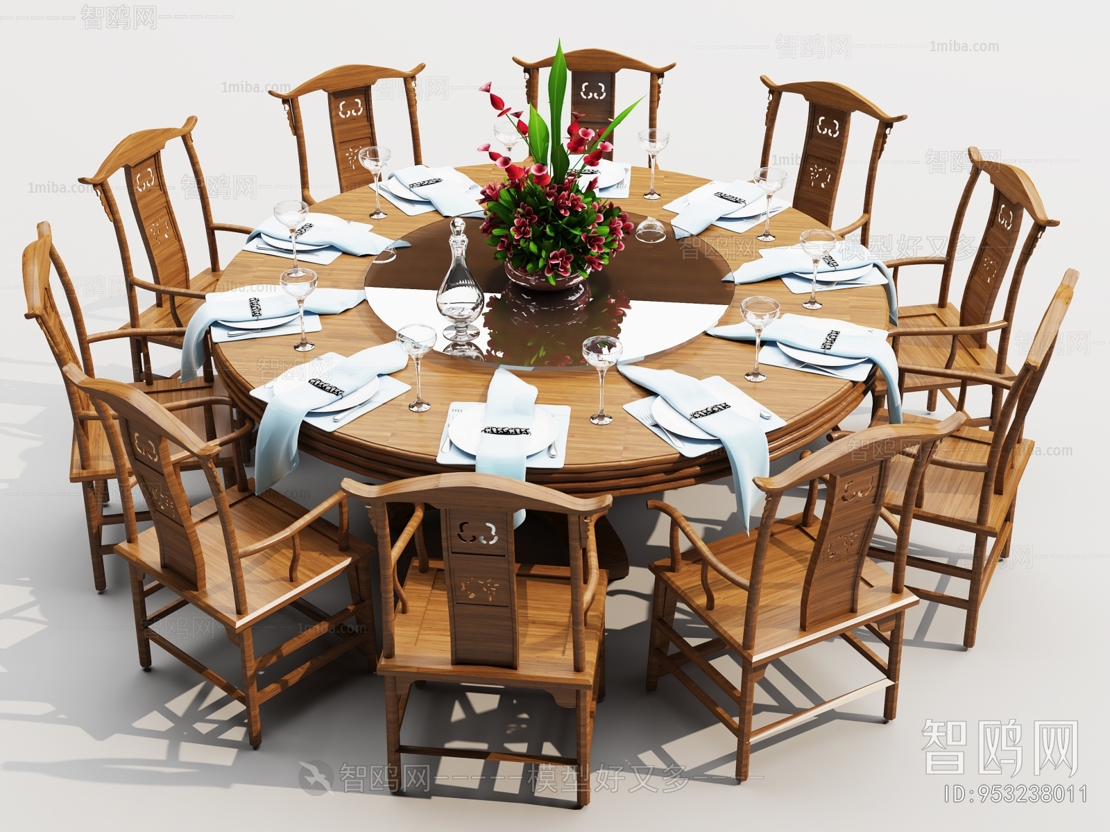 New Chinese Style Chinese Style Dining Table And Chairs