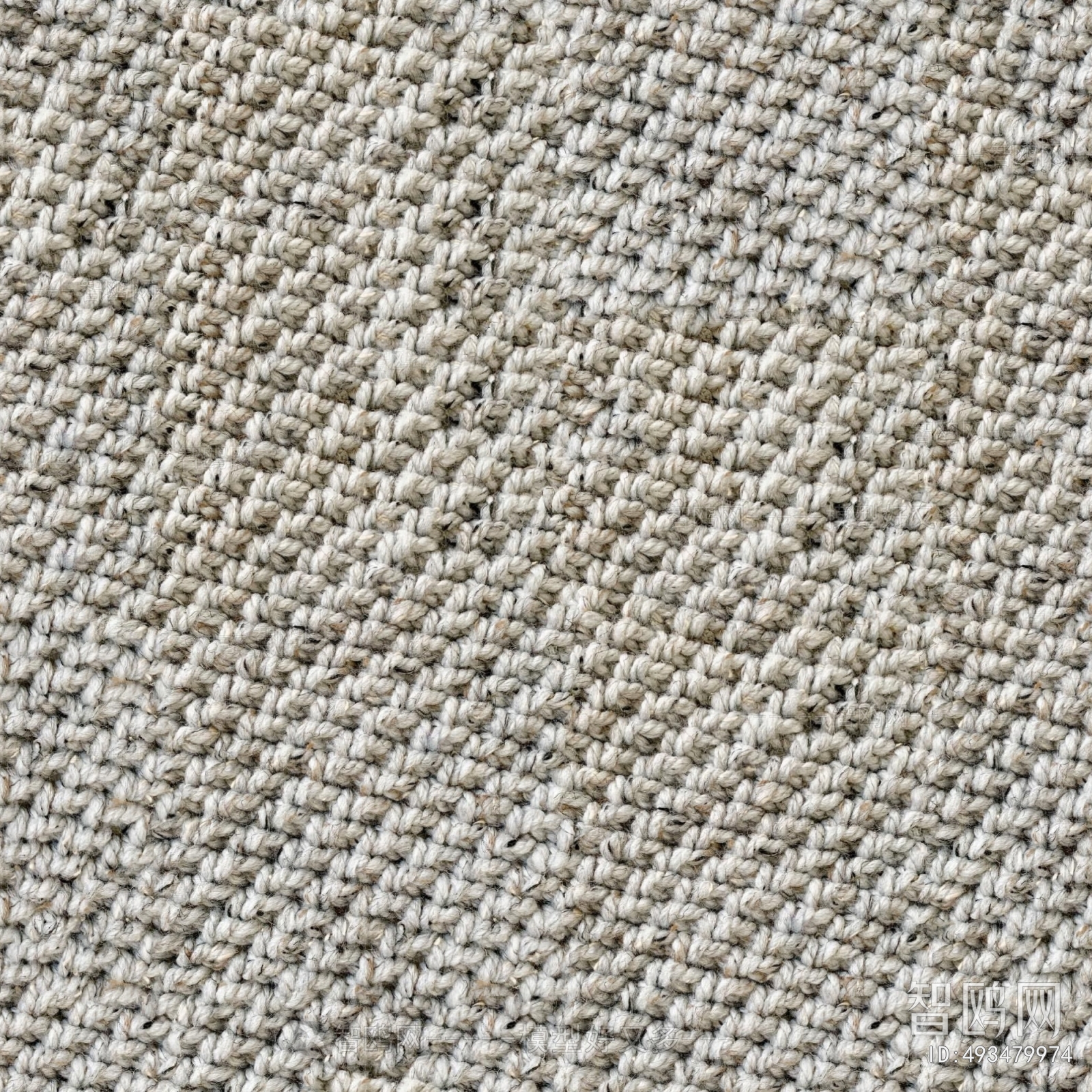 无缝编织地毯