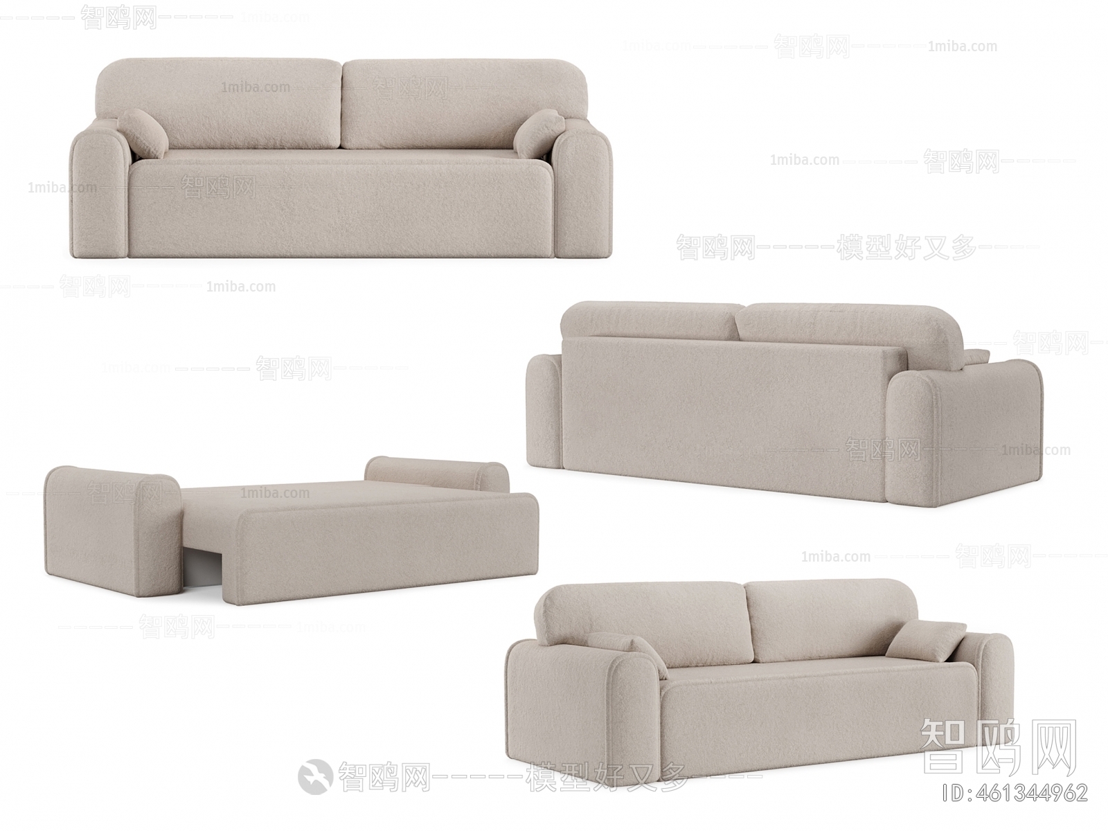 Nordic Style A Sofa For Two