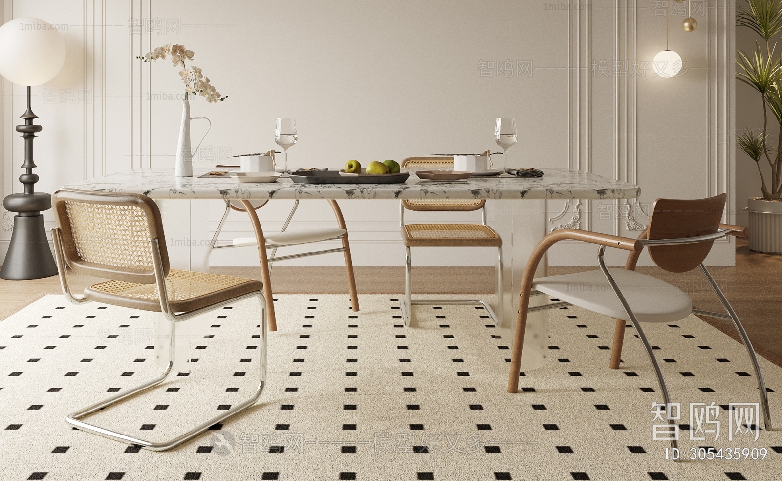 French Style Dining Room