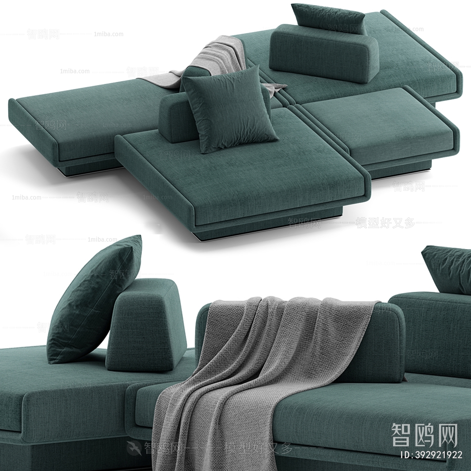 Modern Multi Person Sofa