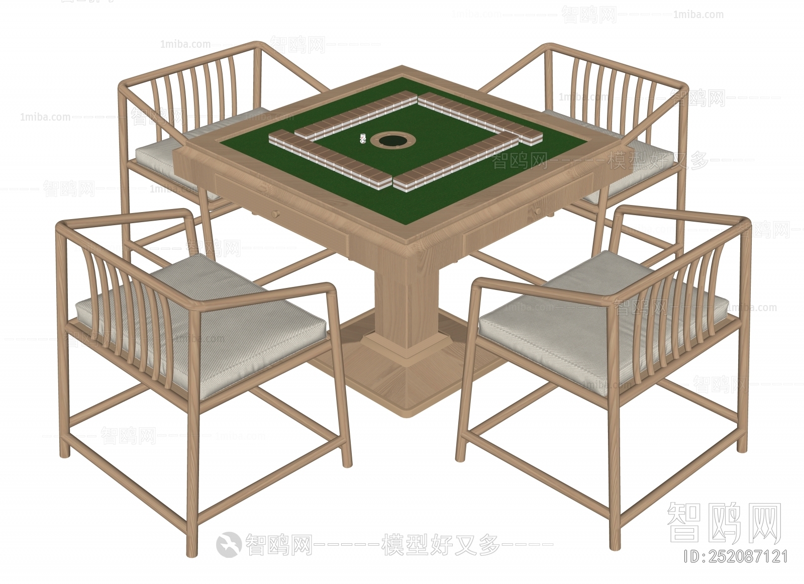 New Chinese Style Mahjong Tables And Chairs